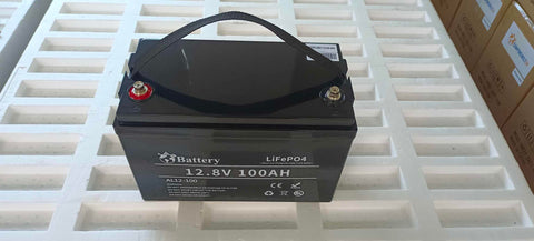 Batteria al litio da 100 Ah e 12 V con Bluetooth