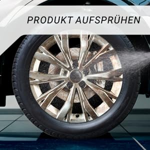 Felgenreiniger Wohnmobile | Professioneller Felgenreiniger für Leichtmetall & Stahlfelgen sowie Radkappen | pH-neutral und säurefrei | 1L Sprühflasche