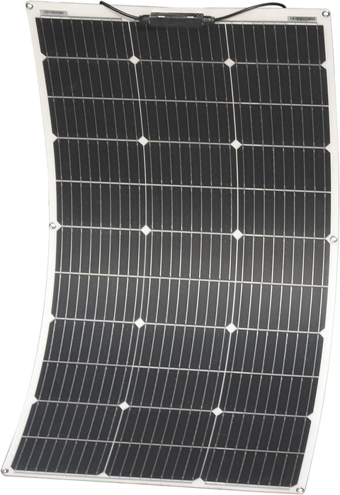 Panneau solaire 100 W / 100 W 18 V Module solaire flexible / Chargeur solaire pour système hors réseau / Système insulaire / Centrale électrique portable / Batterie / Bateau / Voiture / Toit / Camping / Charge / Jardin