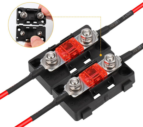 MIDI Sicherungshalter bis 200 A – M5, mit Schutzabdeckung