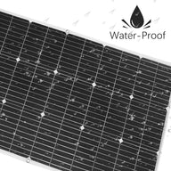 100W 18V flexibles Solarpanel, wasserdicht, ideal für Inselanlagen, tragbares Kraftwerk, Outdoor-Aufladen