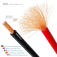 Câble basse tension, 2 conducteurs, 2,5 mm², rouge-noir