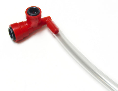 Connettore angolare rosso per JohnGuest 12mm / Uniquick 12mm