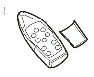 Telecomando radio Truma per Mover TE, TER, SE, TER 4 – Pezzo di ricambio 60030-31700