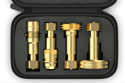 DREHMEISTER Adapter-Set für Gasflaschen