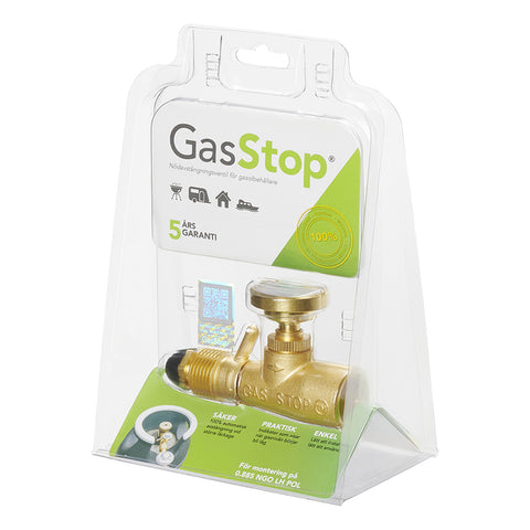 Valvola di intercettazione di emergenza GasStop per bombole di gas propano