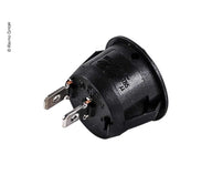 Interrupteur marche/arrêt 12 V rond Ø 20 mm – Noir