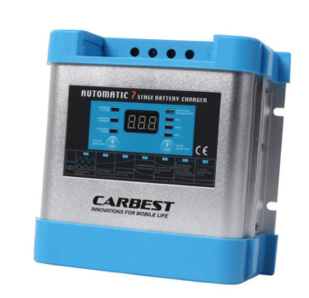 Carbest Ladegerät 15A / 12V - 2 Ausgänge mit Switch-Mode