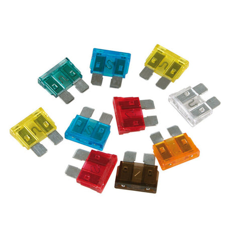 Lamellensicherungen - Verschiedene Stromstärken - 10er Set