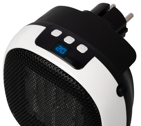Heat Plug-in 700 Steckdosen-Heizlüfter mit PTC Keramik-Heizelement