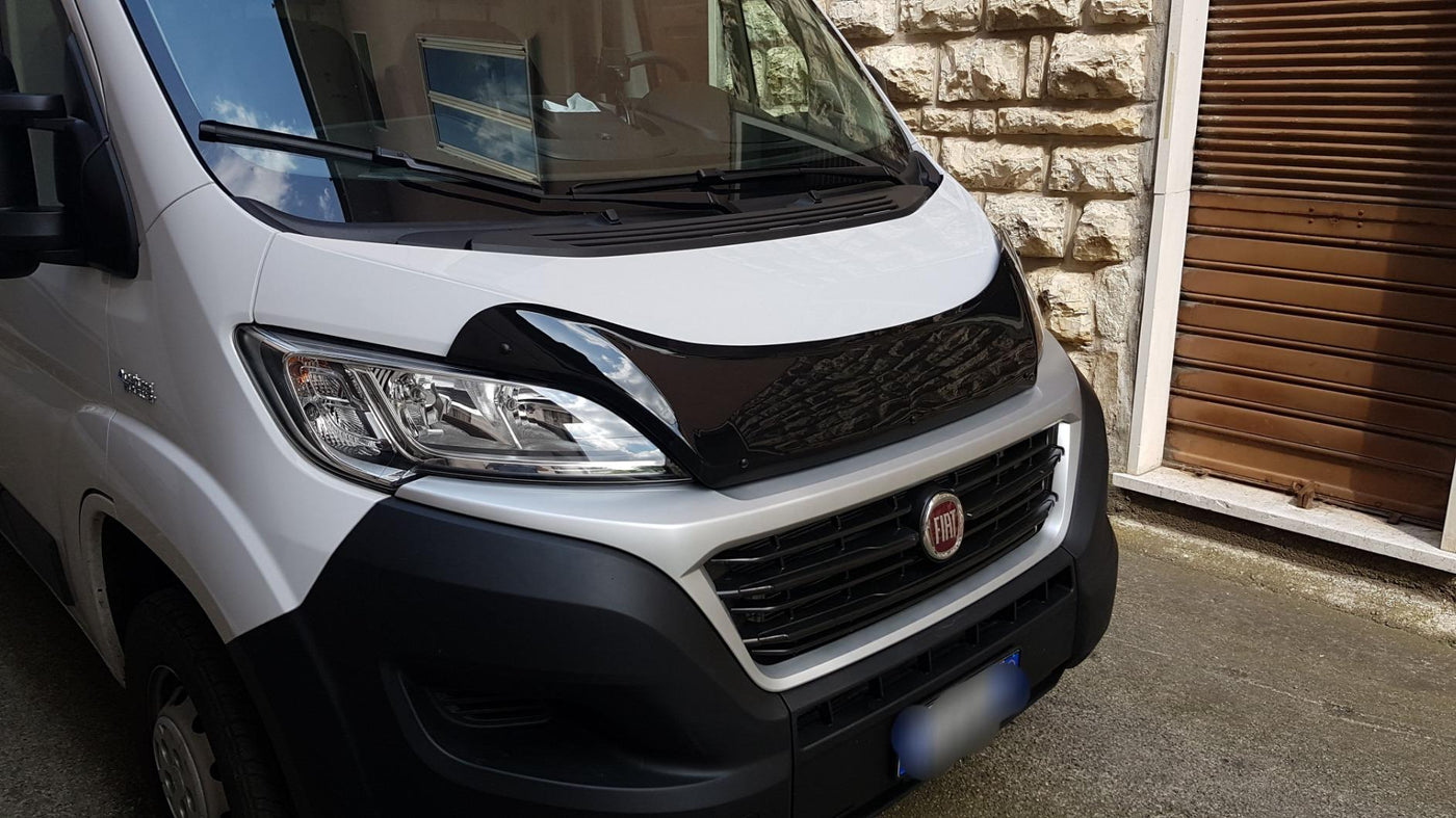 Motorhauben - Steinschlagschutz kompatibel mit Fiat Ducato 2014-2024 Dunkel getönt