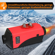 Chauffage d'appoint pour camping-cars - Puissance de chauffage de 5000 watts avec réservoir supplémentaire de 9 litres pour systèmes 12 V