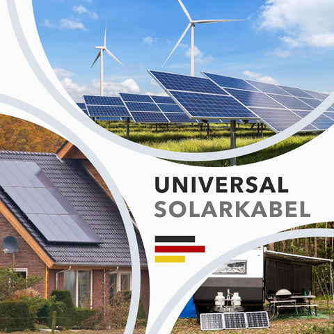 Cavo solare fotovoltaico 6mm² - venduto al metro - resistente ai raggi UV - flessibile - rame puro 1500V nero