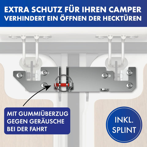 Hecktürverriegelung H3 für Ducato, Jumper und Boxer ab 2006 – Edelstahl-Set