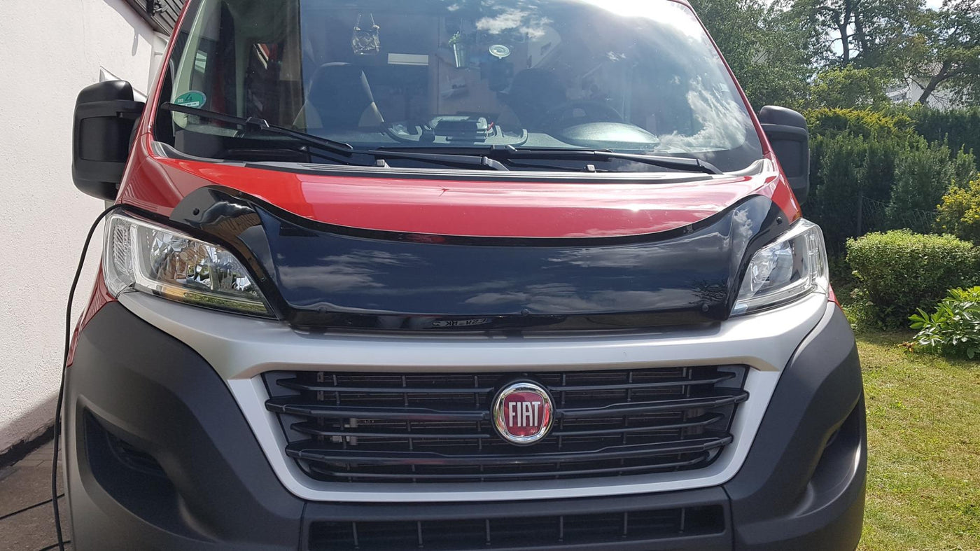 Motorhauben - Steinschlagschutz kompatibel mit Fiat Ducato 2014-2024 Dunkel getönt