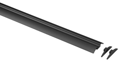 Auminium-Profil für LED-Bänder - Halbrund - Länge 1,5 m