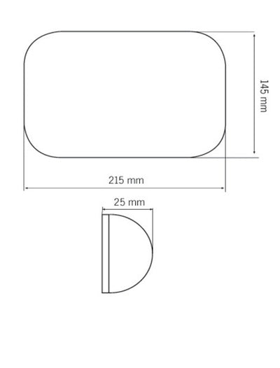 Carbest 12 V LED-Deckenleuchte mit Nachtlicht