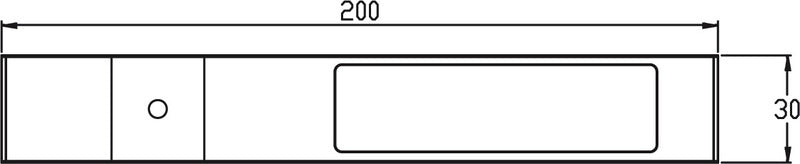 Carbest 12V LED-Linienleuchte 200 mm