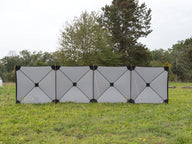 Brise-vent Smögen - 500 x 125 cm - Gris