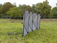 Brise-vent Smögen - 500 x 125 cm - Gris