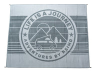 Tapis de store "La vie est un voyage" - 250 x 290 cm
