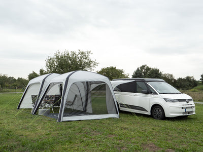 Überdachung / Fahrzeuganbindung für Luft-Pavillon Linosa 350