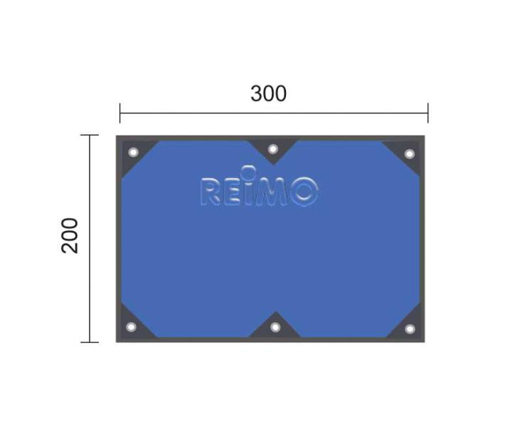 Tarp MAUI 2.3 (2x3m) Sonnen- und Windschutz inkl. 2 Aufstellstangen