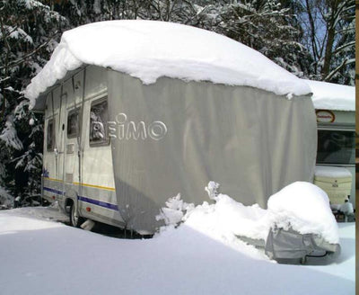 Heckplane zu Dachplane, für Caravan u. Reisemobil als Winterschutz