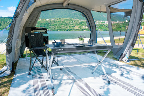 Tavolo mobile in alluminio Titanium Axia 4