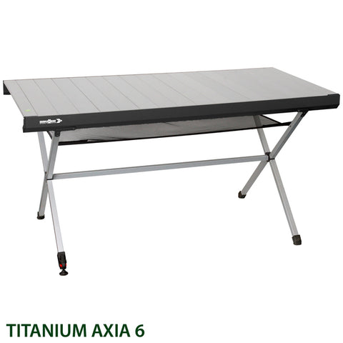 Tavolo mobile in alluminio Titanium Axia 6