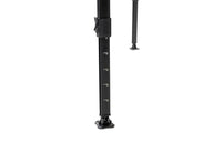 Campingtisch, Bambus, faltbar, Beine schwarz, 100 x 65 cm