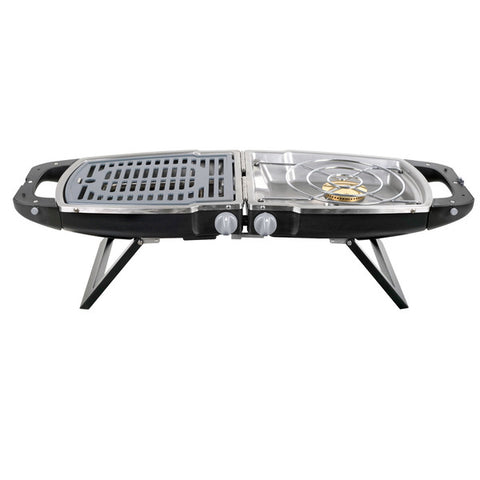 Mariposa – Koffergasgrill aus Edelstahl 30 mbar