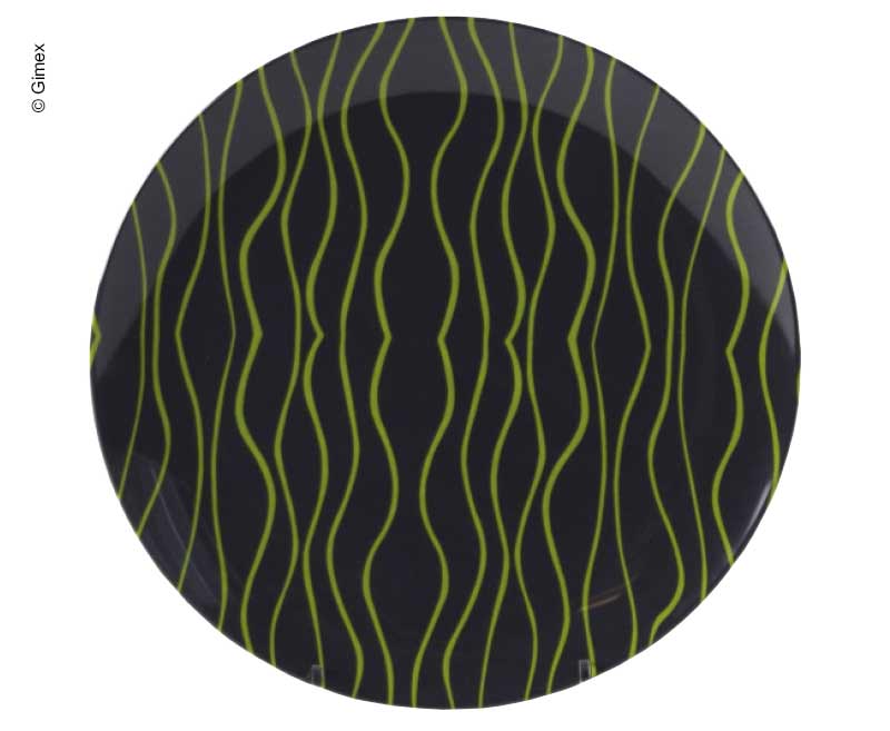 GIMEX Essteller, grau-lime green