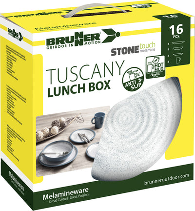 Melamin-Geschirr-Set Tuscany - 16-teilig - Für 4 Personen