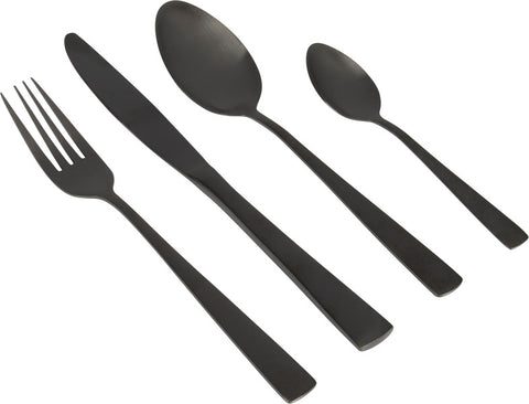 LINEA LINE - BLACK - Besteck Black 16-teilig
