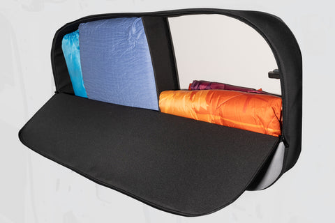 Fenstertaschen für Ford Transit Custom V710 &gt;2023 (ohne Innenverkleidung) hinten links