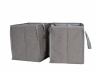 Boîtes pliantes avec poignées - lot de 2