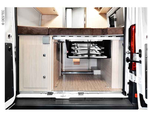 Zoombox 1, il contenitore sotto il letto, altezza: 20-38 cm, larghezza: 75 cm, profondità: 110 cm