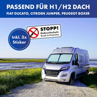 Hecktürverriegelung für Ducato, Jumper und Boxer ab 2006 – H1/H2, Edelstahl-Set