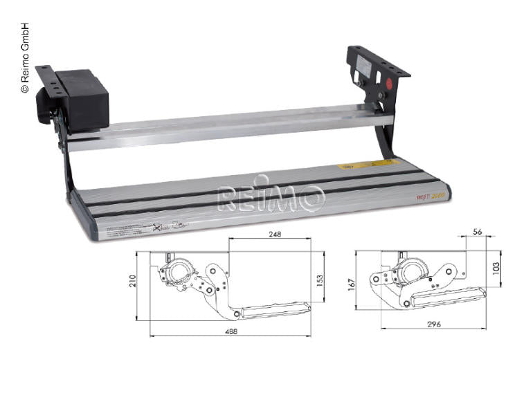 Serie T elektrische Trittstufe 500 mm 12V