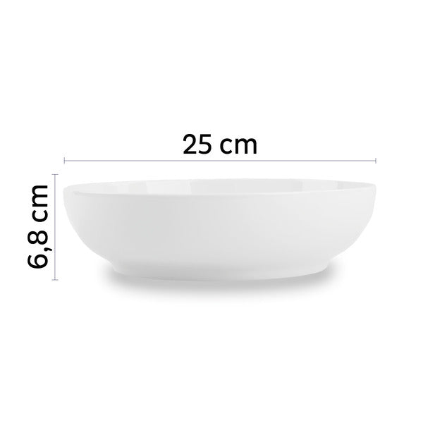 Porzellan Magnet-Food-Bowl - Weiß