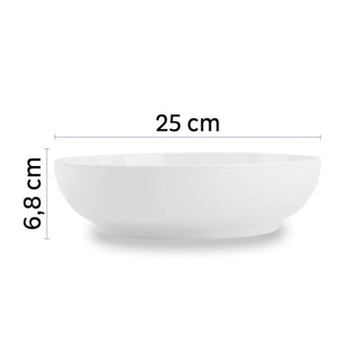 Porzellan Magnet-Food-Bowl - Weiß