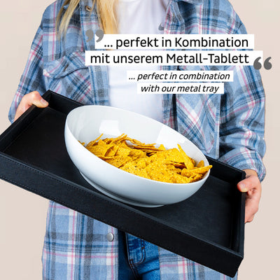 Porzellan Magnet-Food-Bowl - Weiß