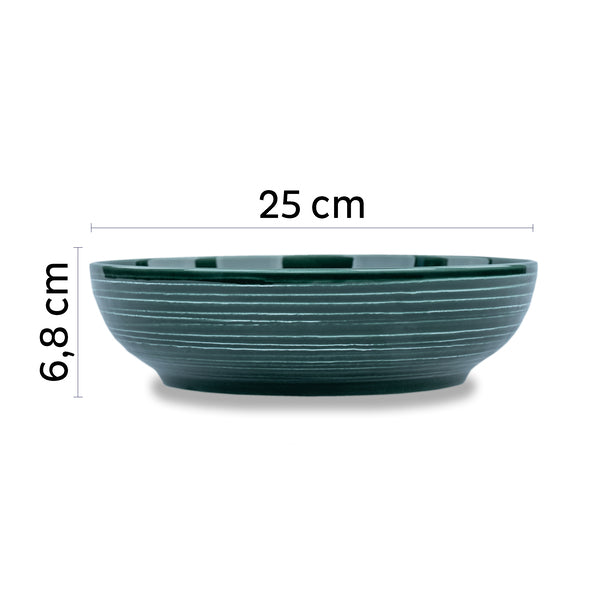 Porzellan Magnet-Food-Bowl - Waldgrün