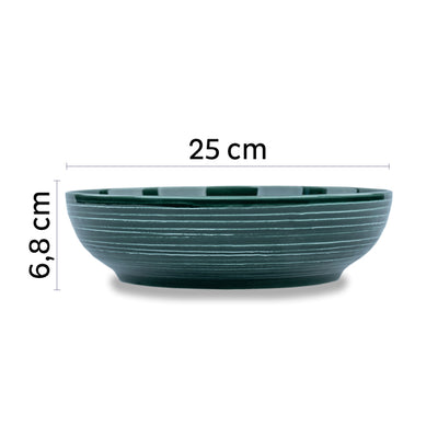 Porzellan Magnet-Food-Bowl - Waldgrün