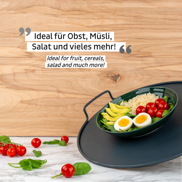 Porzellan Magnet-Food-Bowl - Waldgrün