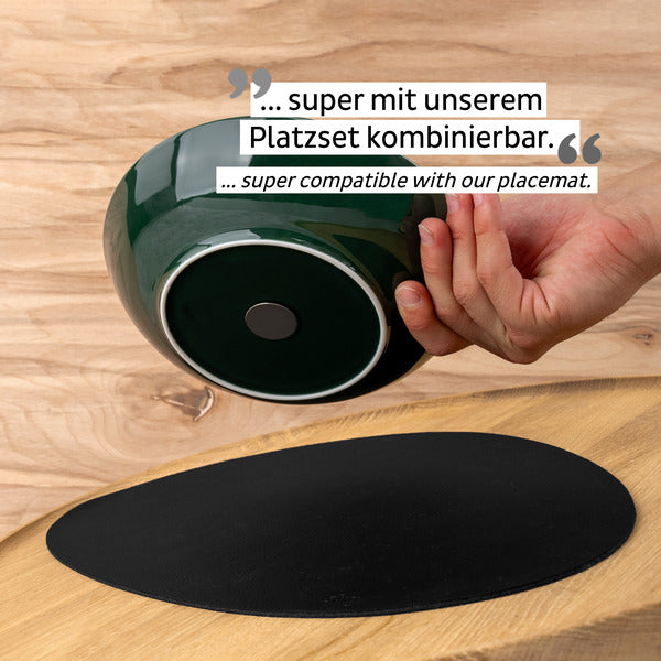 Porzellan Magnet-Food-Bowl - Waldgrün