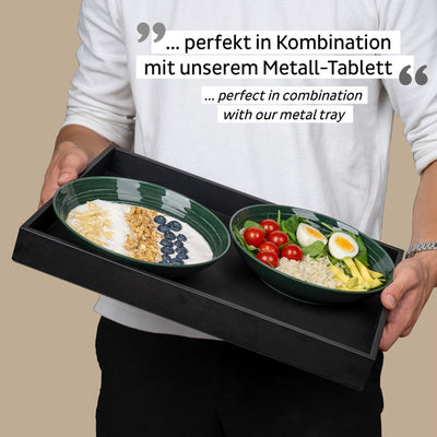 Porzellan Magnet-Food-Bowl - Waldgrün