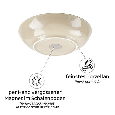 Porzellan Magnet-Food-Bowl - Elfenbein