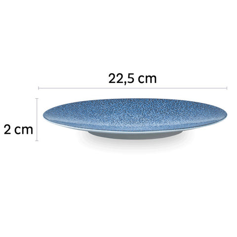 Piatto da colazione Silwy Ocean, set da 2